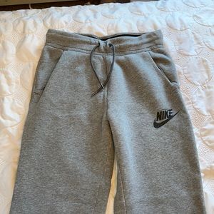 Gray Nike sweatpants